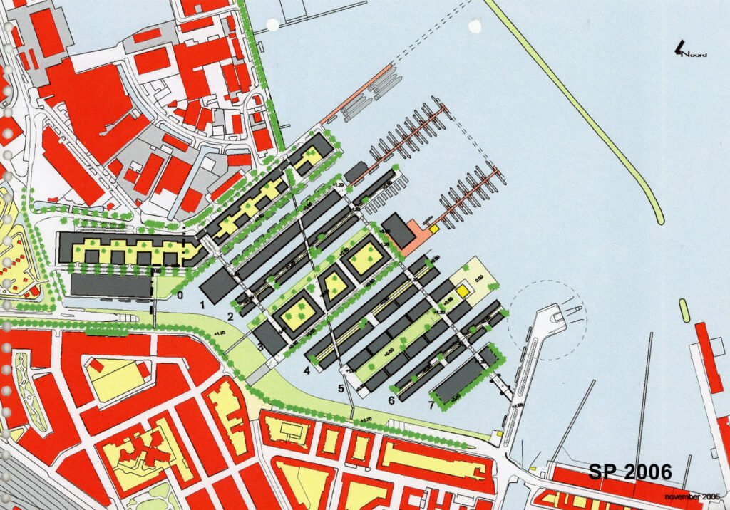 Gracht met kade in verlengde van Spaarndammerstraat